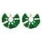 Summer Green Tassel Hoop Earrings by Make Market®
